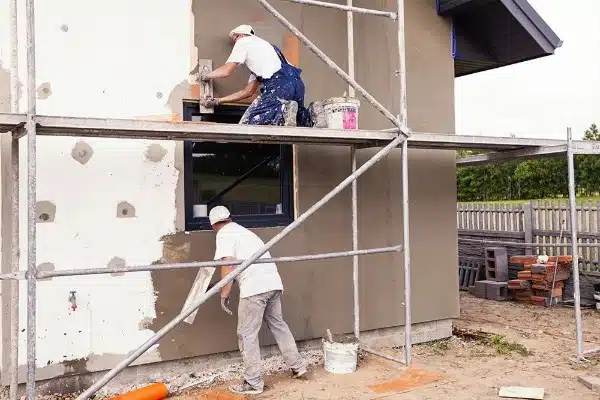 chantier ravalement facade