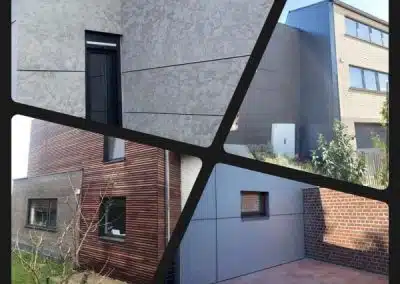 differents chantiers bardages exterieurs realise par btetanche lille