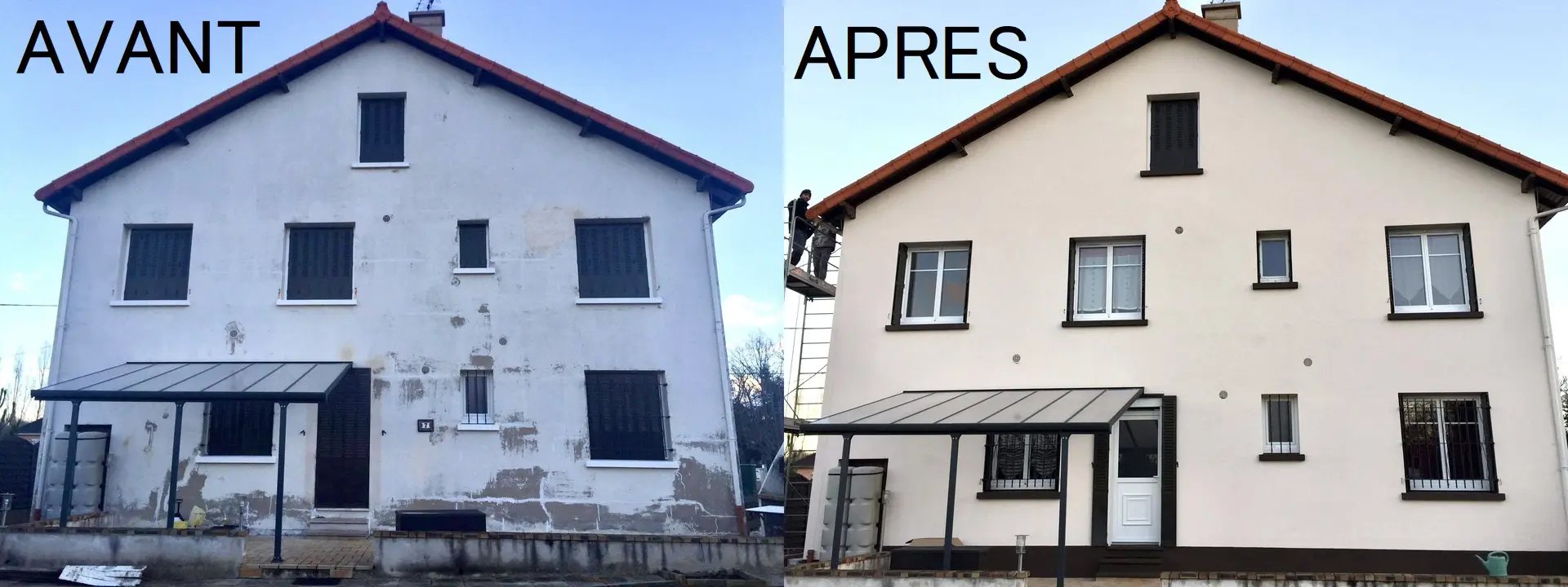 Résultats Avant/Après, des travaux de ravalement de façade